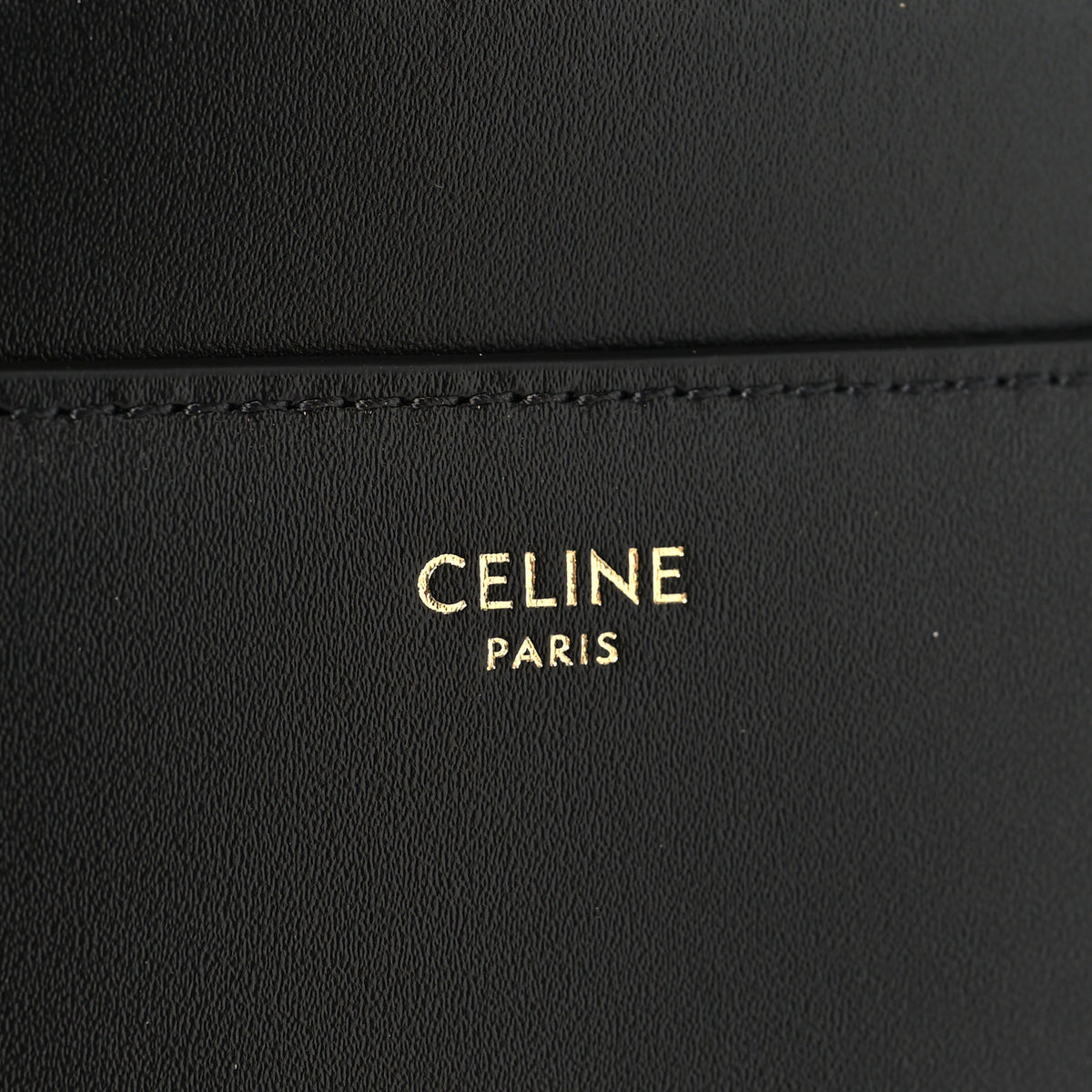 Satinated Calfskin Small 16 Top Handle Bag Black