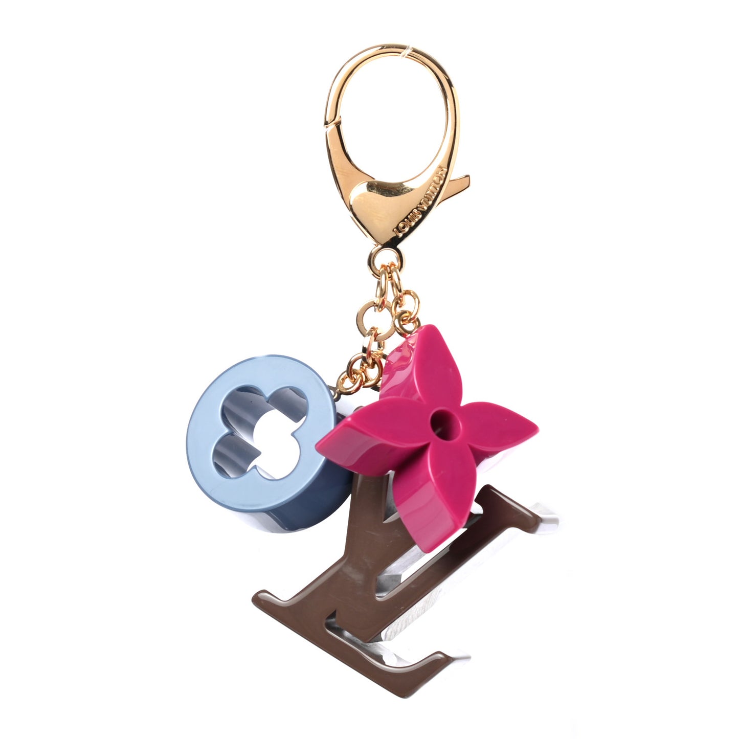 Resin Playtime Bag Charm Marron