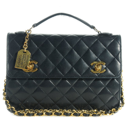 Chanel Lambskin Small CC Flap Black 1 of 7