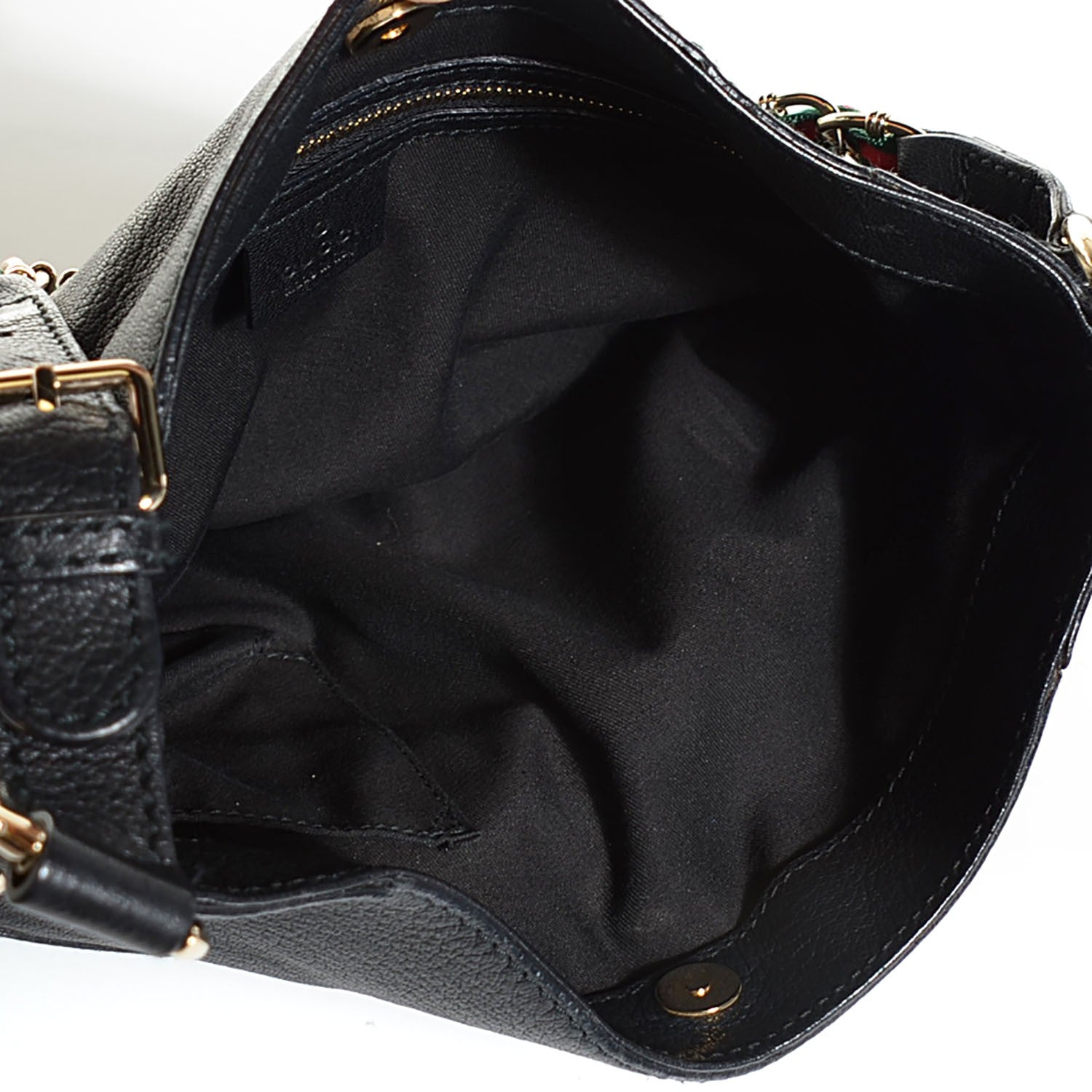 Gucci Leather Small Capri Shoulder Bag Black 5 of 7