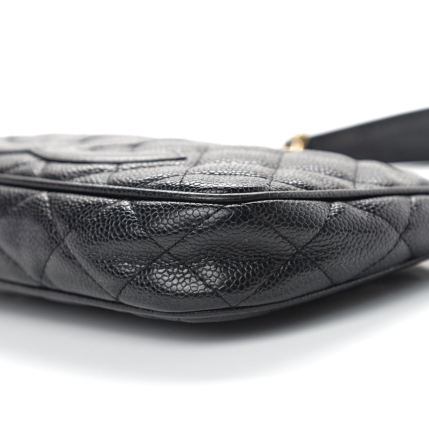 Chanel Caviar Quilted Timeless CC Shoulder Bag Black 12 of 13
