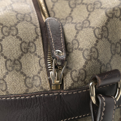 Gucci GG Plus Monogram Medium Carry On Duffle Dark Brown 18 of 19
