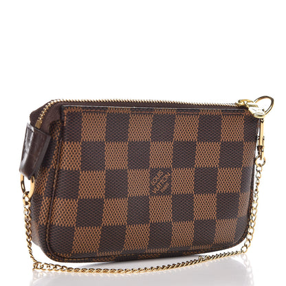 Louis Vuitton Damier Ebene Mini Pochette Accessories 3 of 8