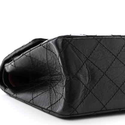 Chanel Aged Calfskin Quilted 2.55 Reissue 226 Flap Black 9 of 12