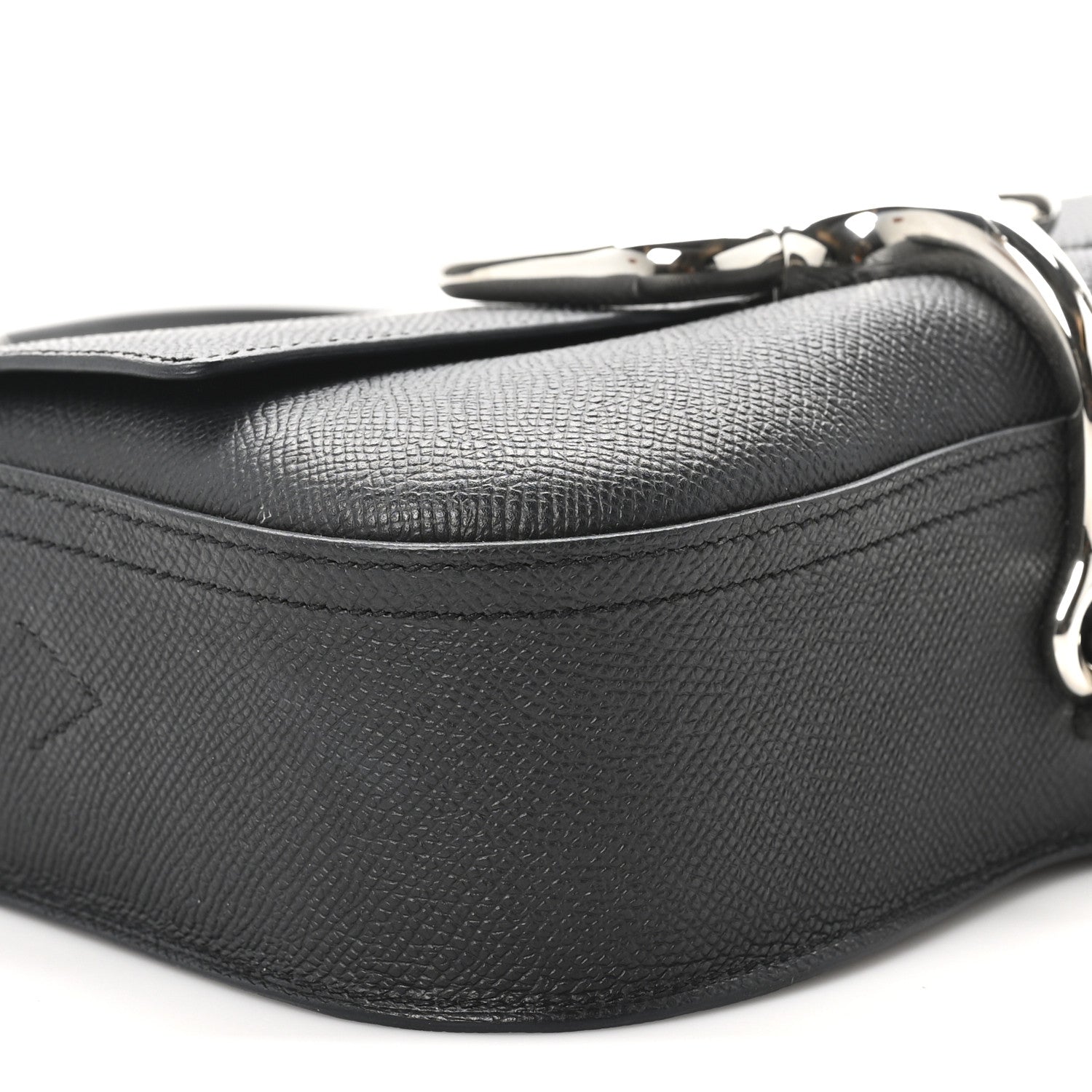 エルメス　ラニエール黒 Pre-owned Hermes Constance 18 Black Varanus Niloticus Lizard Gold Hard