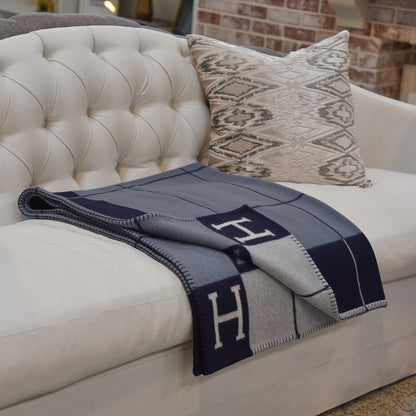 Hermes Wool Cashmere Avalon III Blanket Caban Ecru 2 of 4