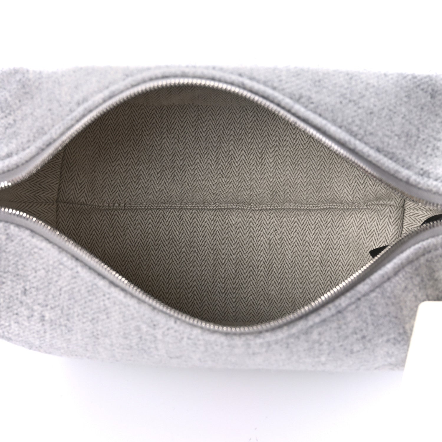 Hermes Canvas Small Bride-A-Brac Pouch Gris Flanelle 4 of 7