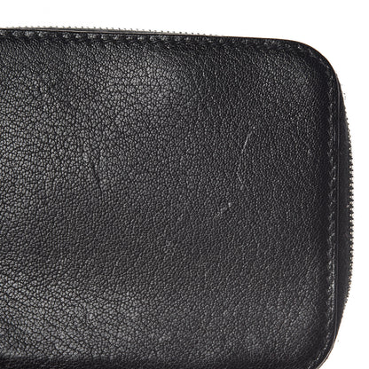 Hermes Chevre Mysore Globe Trotter Zip Agenda PM Black 8 of 11