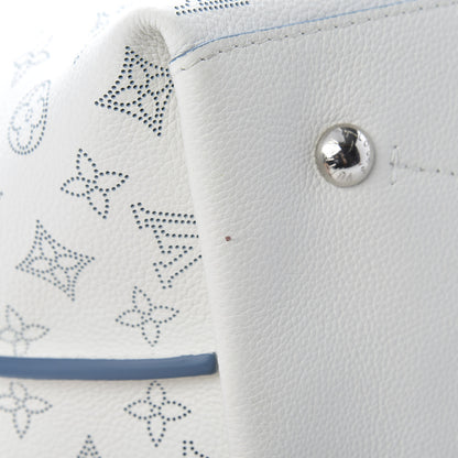 Louis Vuitton Mahina Carmel Hobo Snow 10 of 10