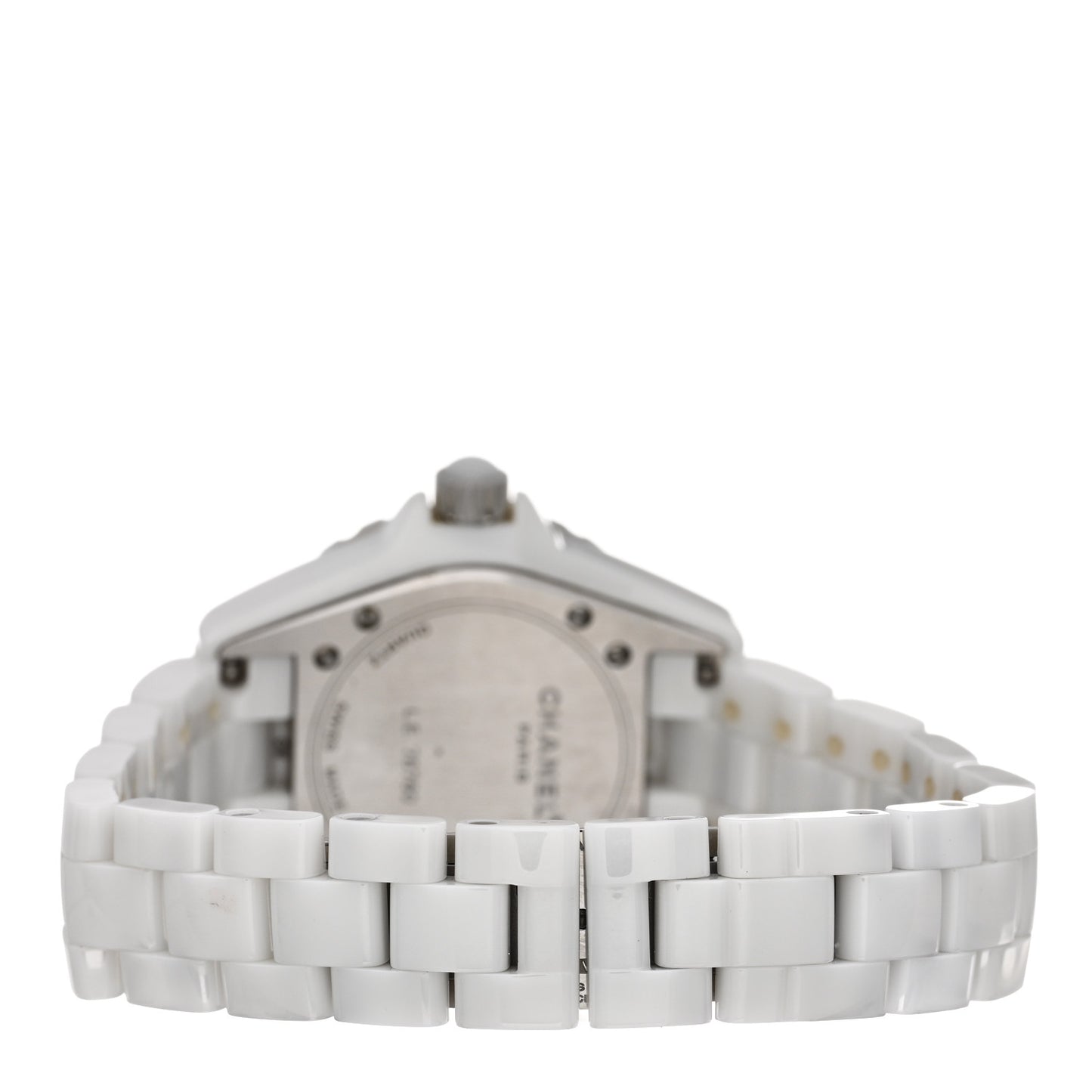 Stainless Steel Ceramic 33mm J12 Quartz Watch White