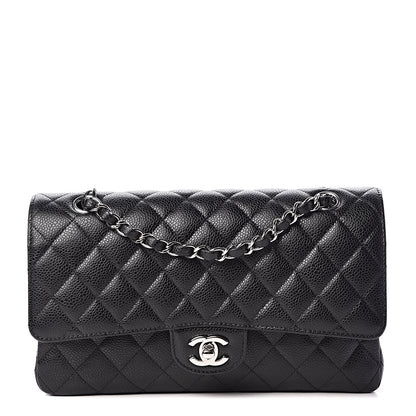 Chanel Caviar Quilted Medium Double Flap Black 1 of 13