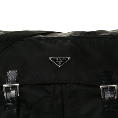 Prada Nylon Vela Messenger Bag Black 7 of 20