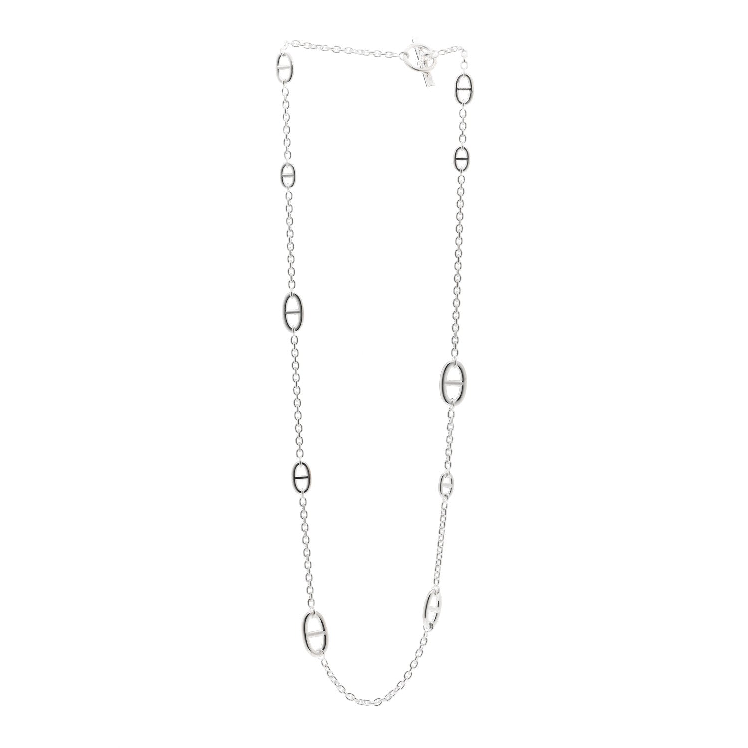 Hermes Sterling Silver Farandole Necklace 80 3 of 5
