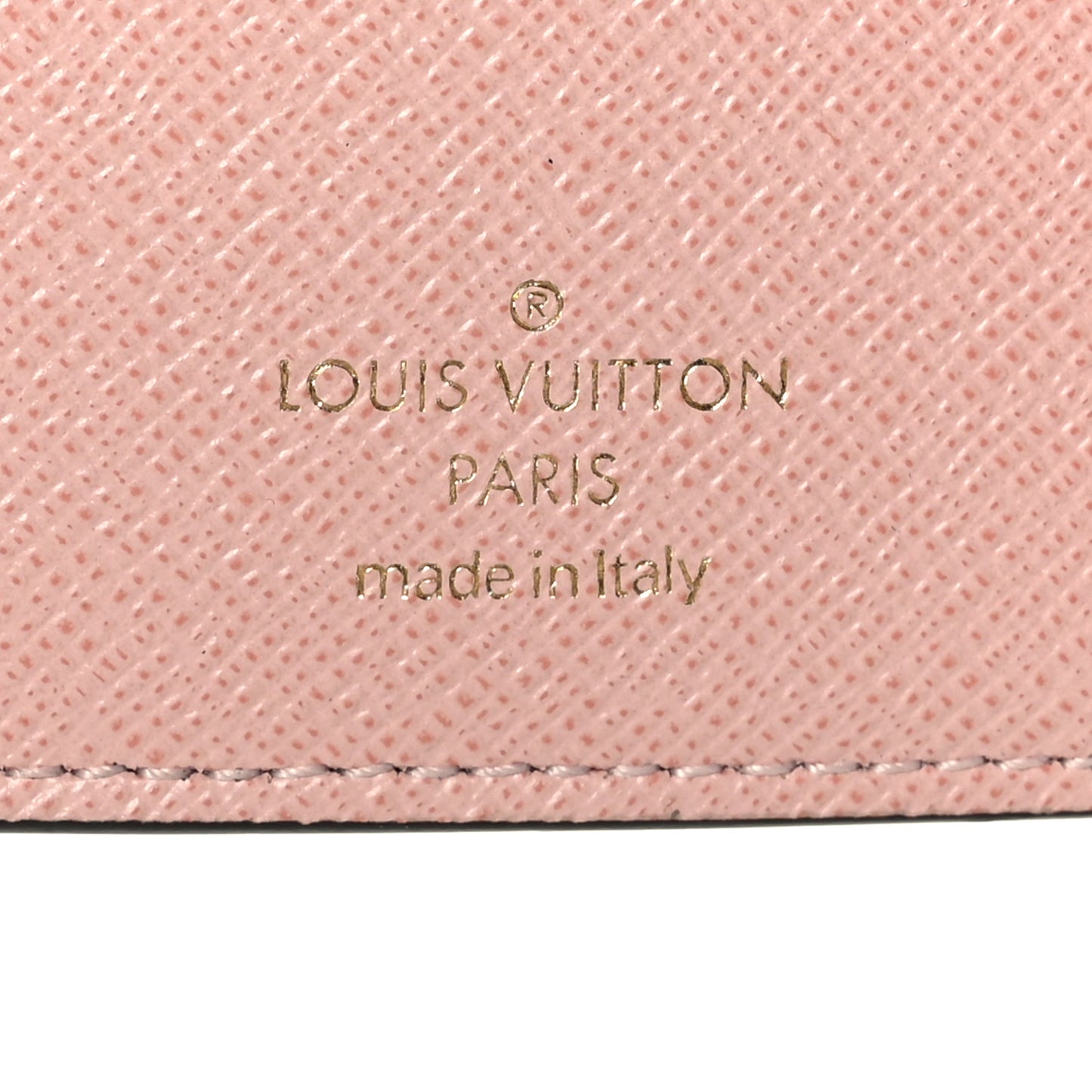 Damier Ebene Victorine Wallet Rose Ballerine