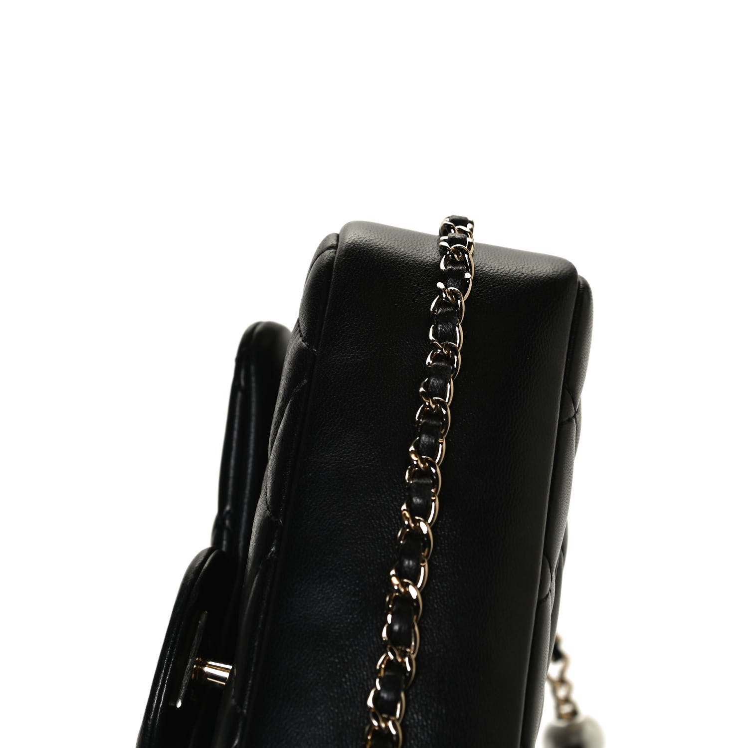 Chanel Lambskin Quilted Small My Precious Flap Black 10 of 10