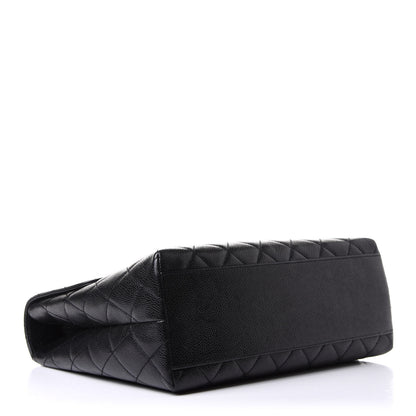 Chanel Caviar Quilted Jumbo Kelly Flap Black 4 of 10