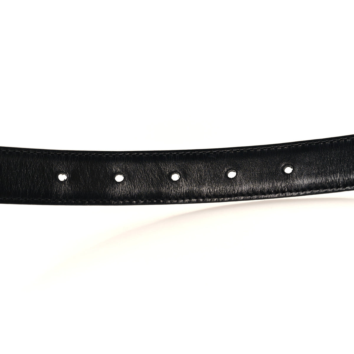 Box Calfskin Small 18mm Maillon Triomphe Belt 75 30 Black