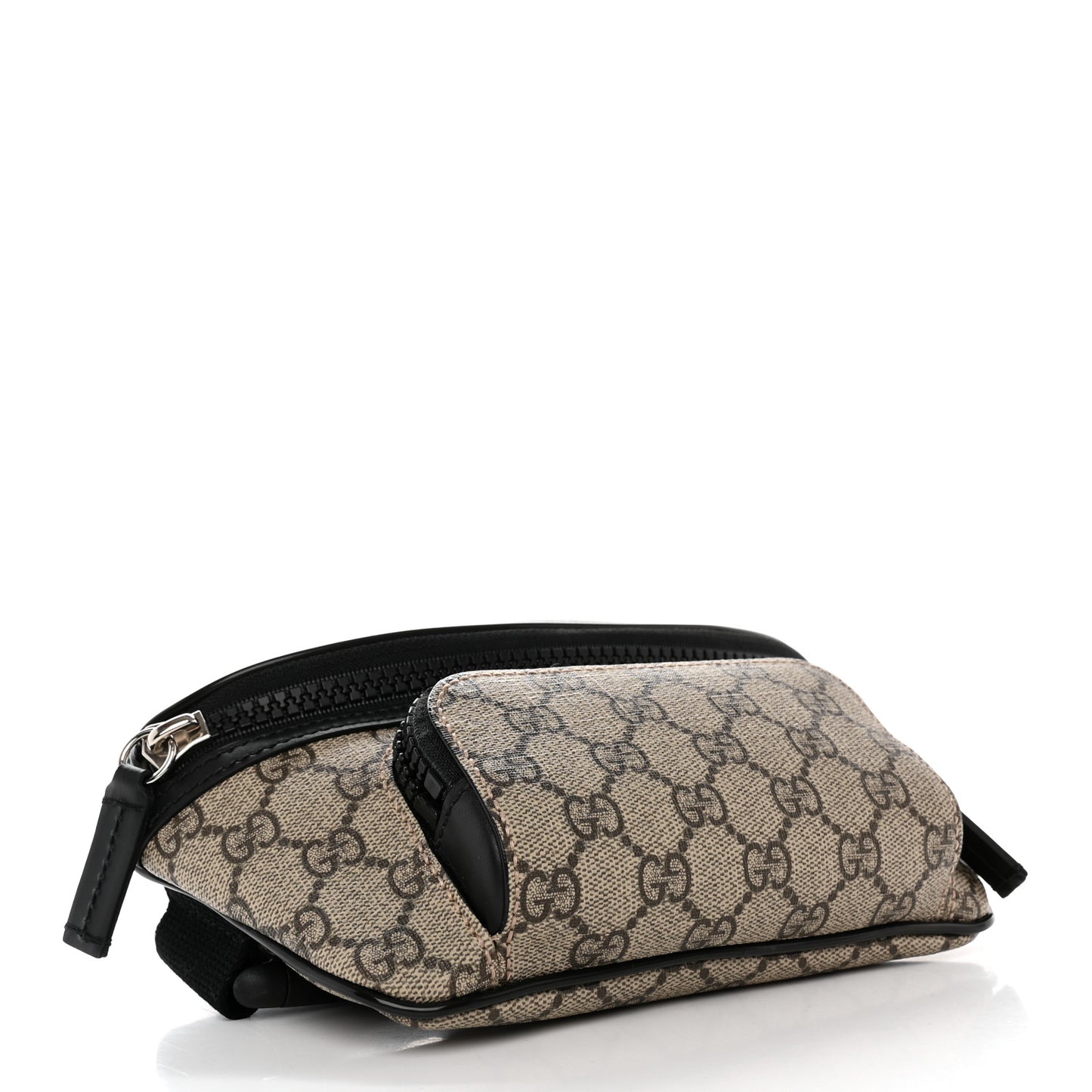 GG Supreme Monogram Belt Bag Black