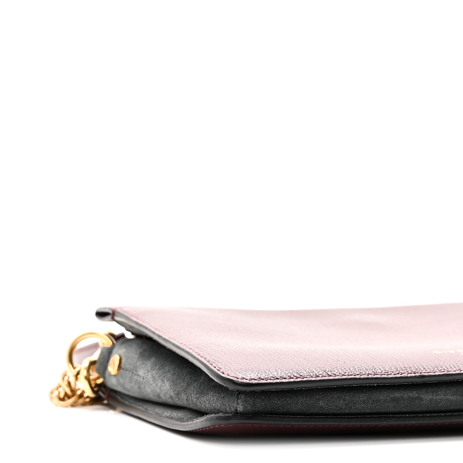 Givenchy Grained Calfskin Suede Cross 3 Crossbody Bag Aubergine Graphite 9 of 10