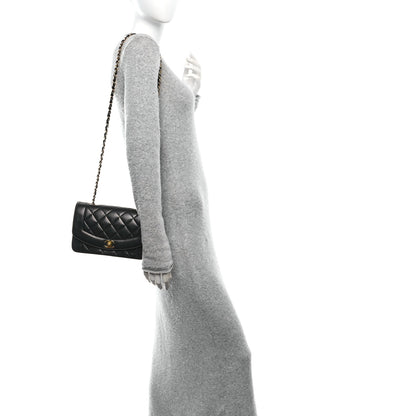 Chanel Lambskin Quilted Small Single Flap Black 2 of 11