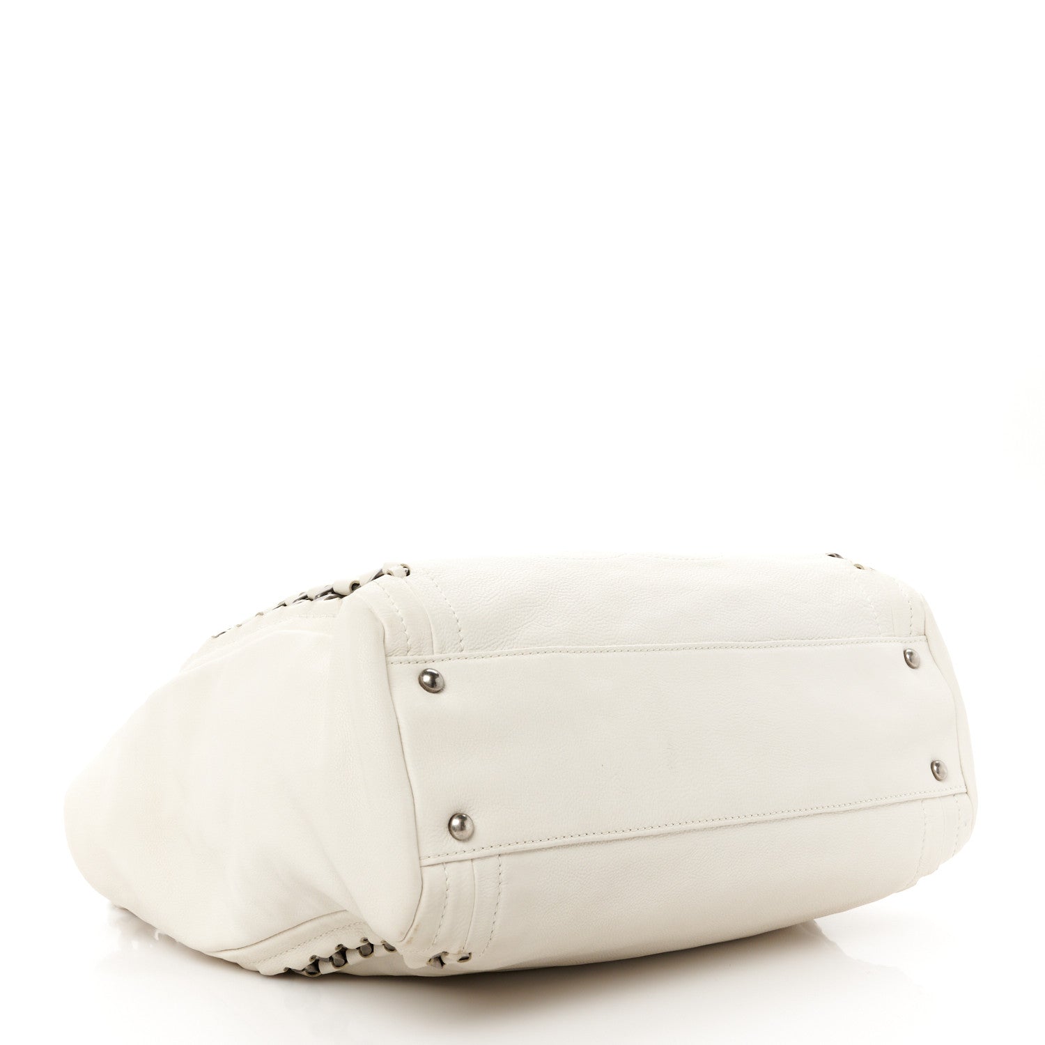 Chanel Calfskin East West Modern Chain Tote White 4 of 15