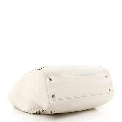 Chanel Calfskin East West Modern Chain Tote White 4 of 15