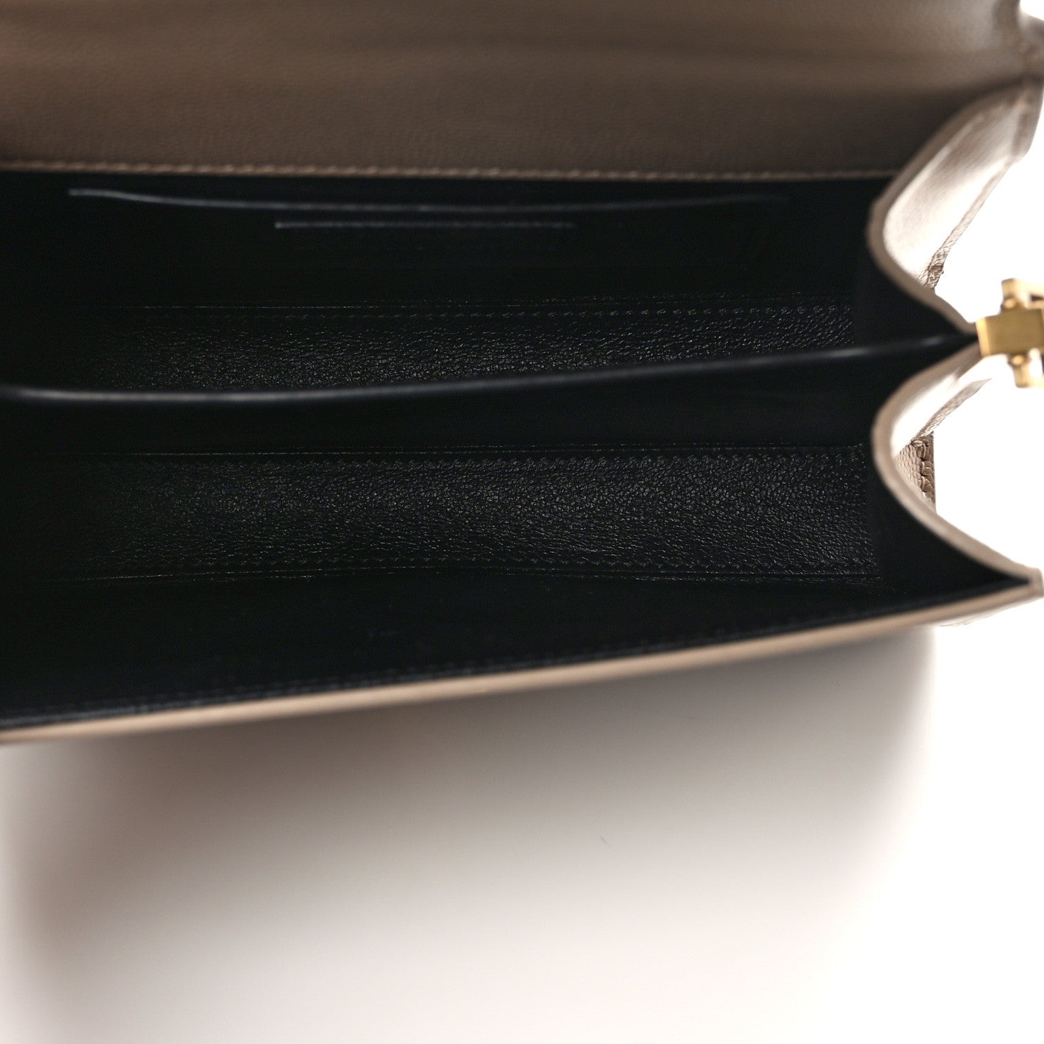 Saint Laurent Grain de Poudre Mini Classic Monogram Cassandra Top Handle Beige 5 of 8