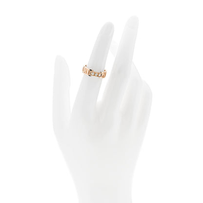 Tiffany 18K Rose Gold Diamond Atlas Ring 50 5.25 2 of 5