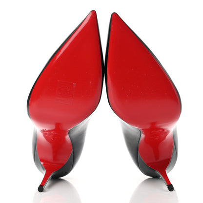 Christian Louboutin Shiny Nappa Pigalle 100 Pumps 39 Black 5 of 8