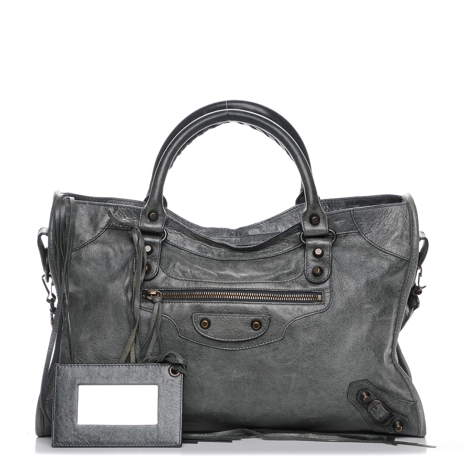 Balenciaga Agneau Classic Hardware City Anthracite 1 of 12