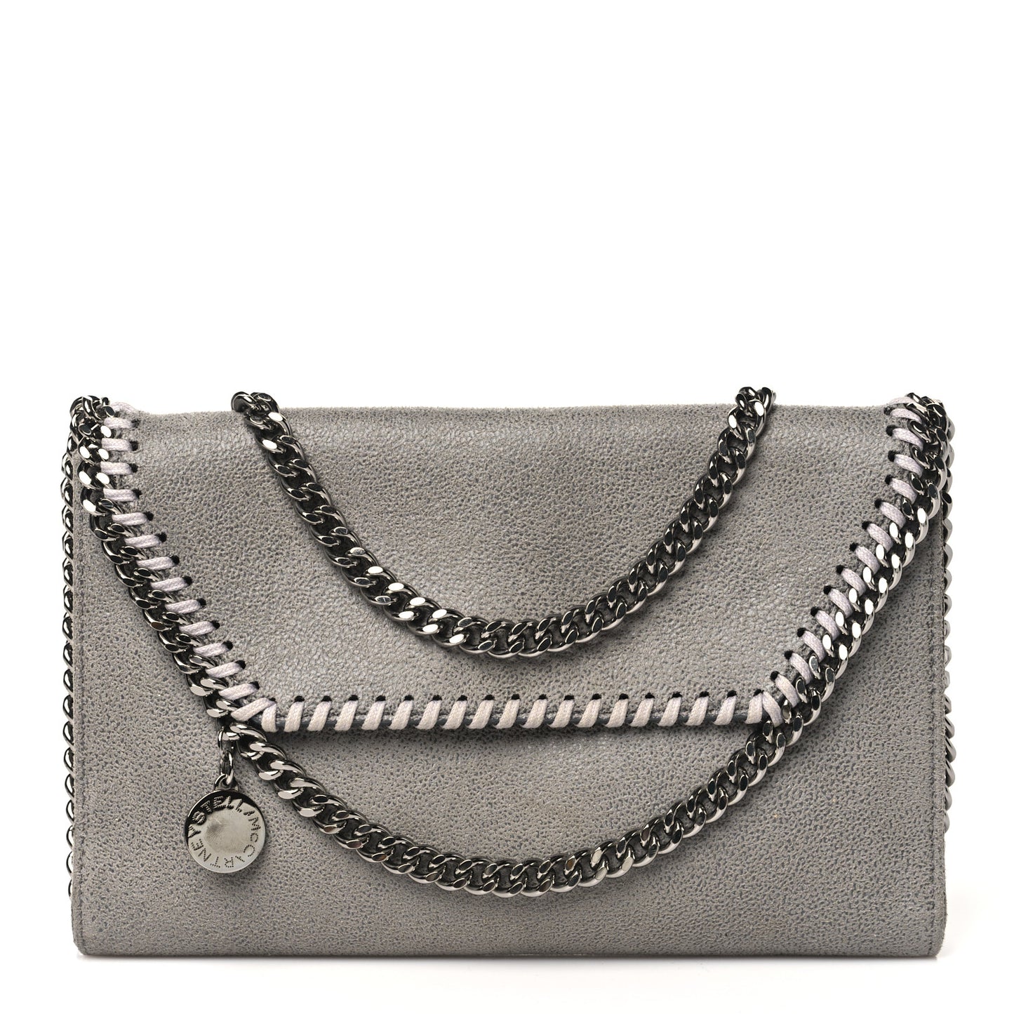 Shaggy Deer Falabella Wallet Crossbody Bag Grey