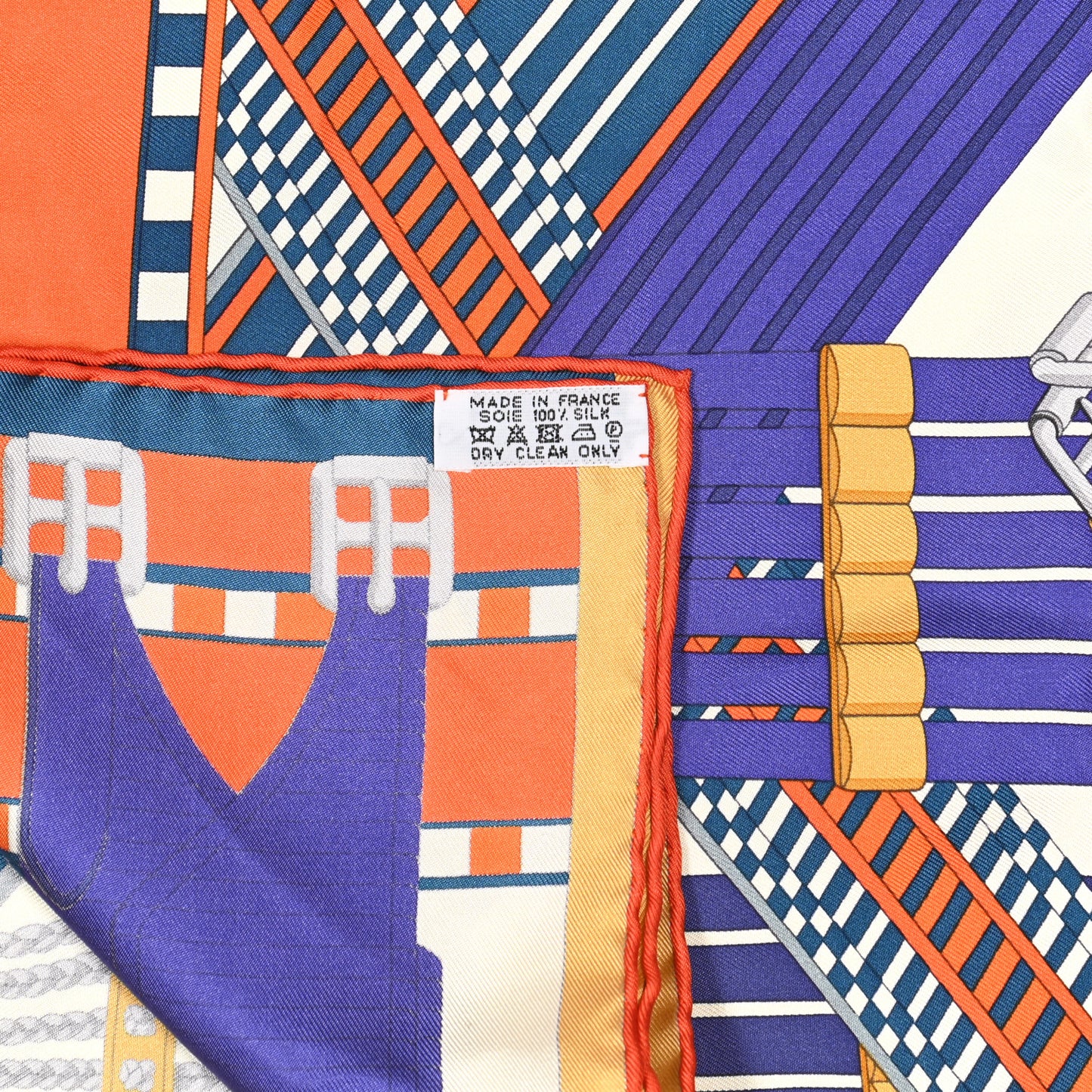 Silk Sangles En Zigzag Scarf 90