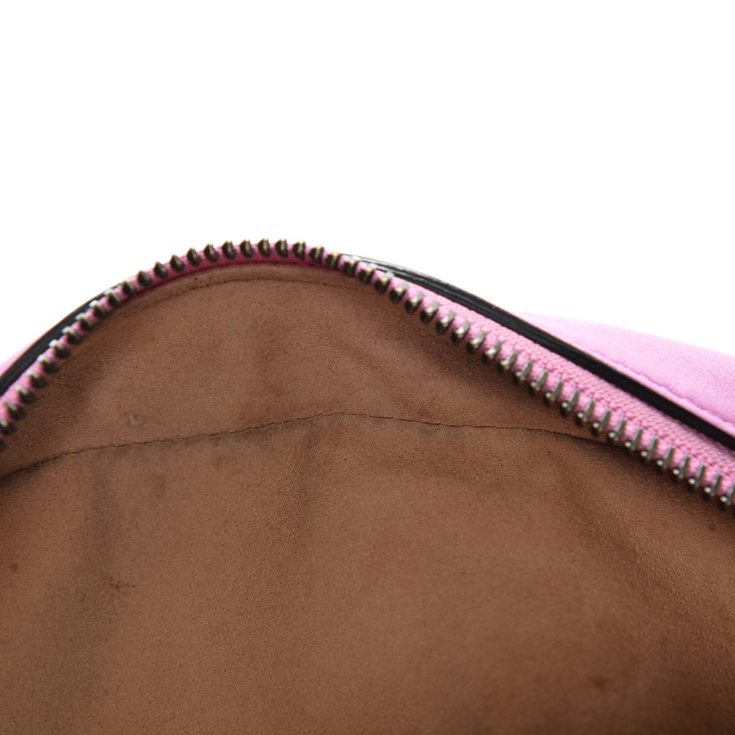 Calfskin Matelasse Mini GG Marmont Chain Shoulder Bag Candy Mousse
