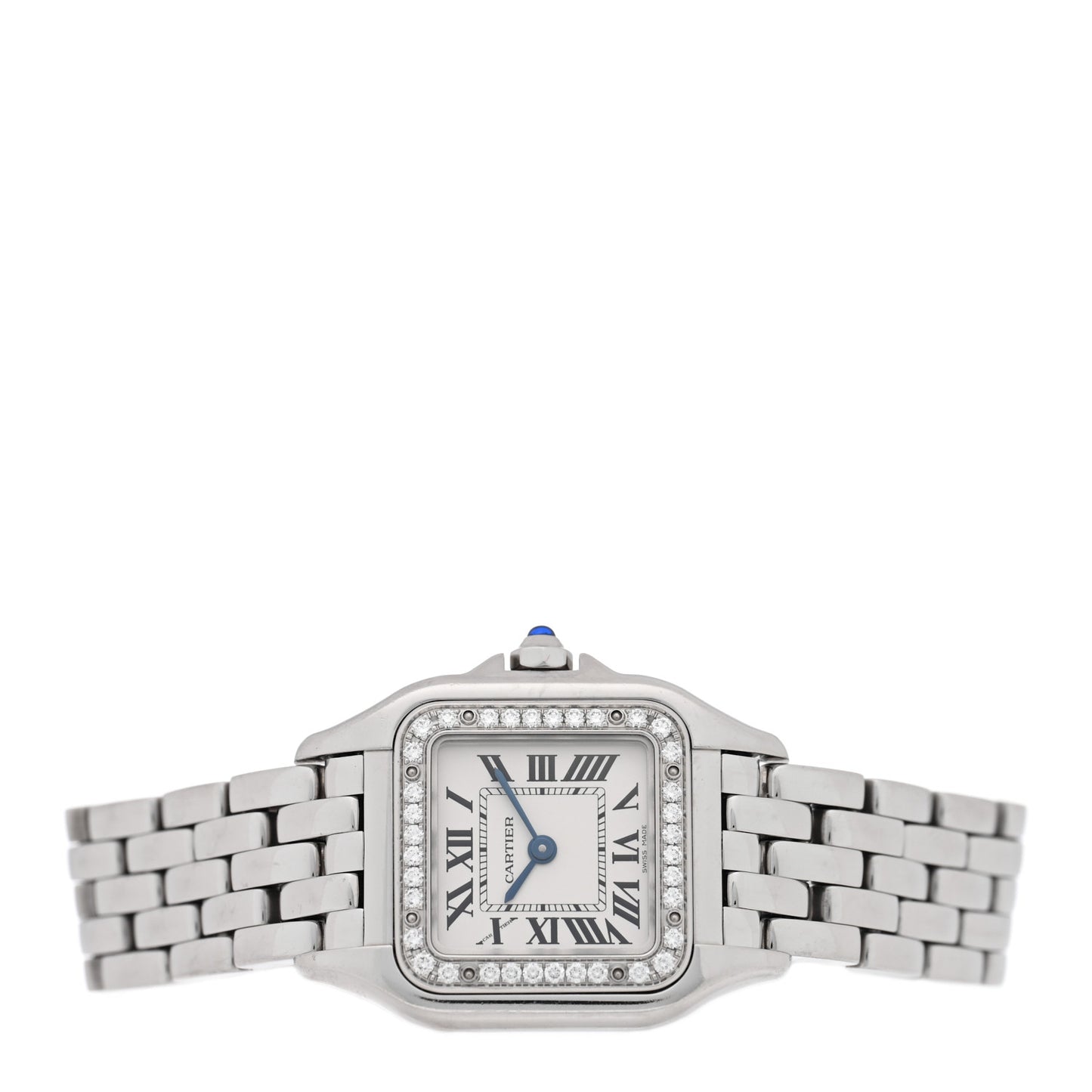 Stainless Steel Diamond 22mm Panthere Quartz Watch