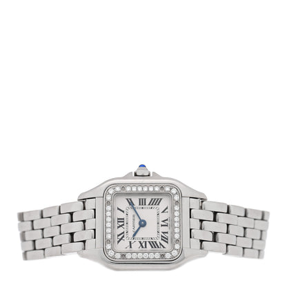 Cartier Stainless Steel Diamond 22mm Panthere Quartz Watch 2 of 4