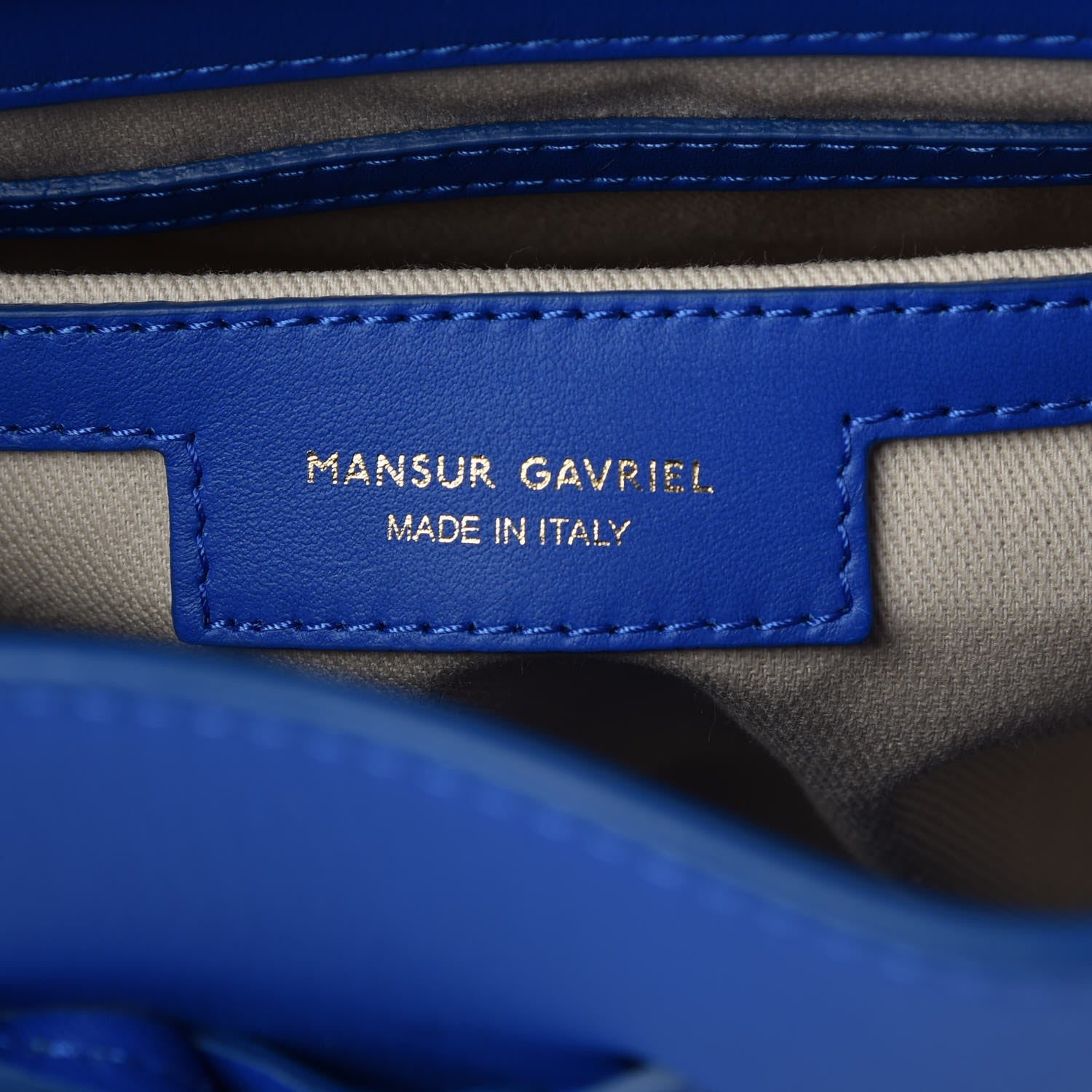 Mansur Gavriel Calfskin Mini Lady Bag Royal 7 of 7