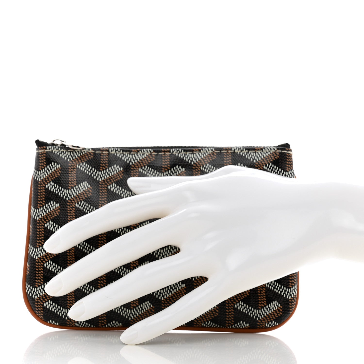 Goyard Goyardine Mini Senat Pochette Black Gold 2 of 7