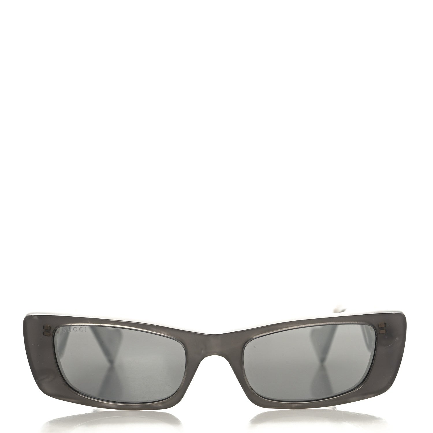 Gucci Acetate Rectangular GG0516S Sunglasses Grey Gold 2 of 7