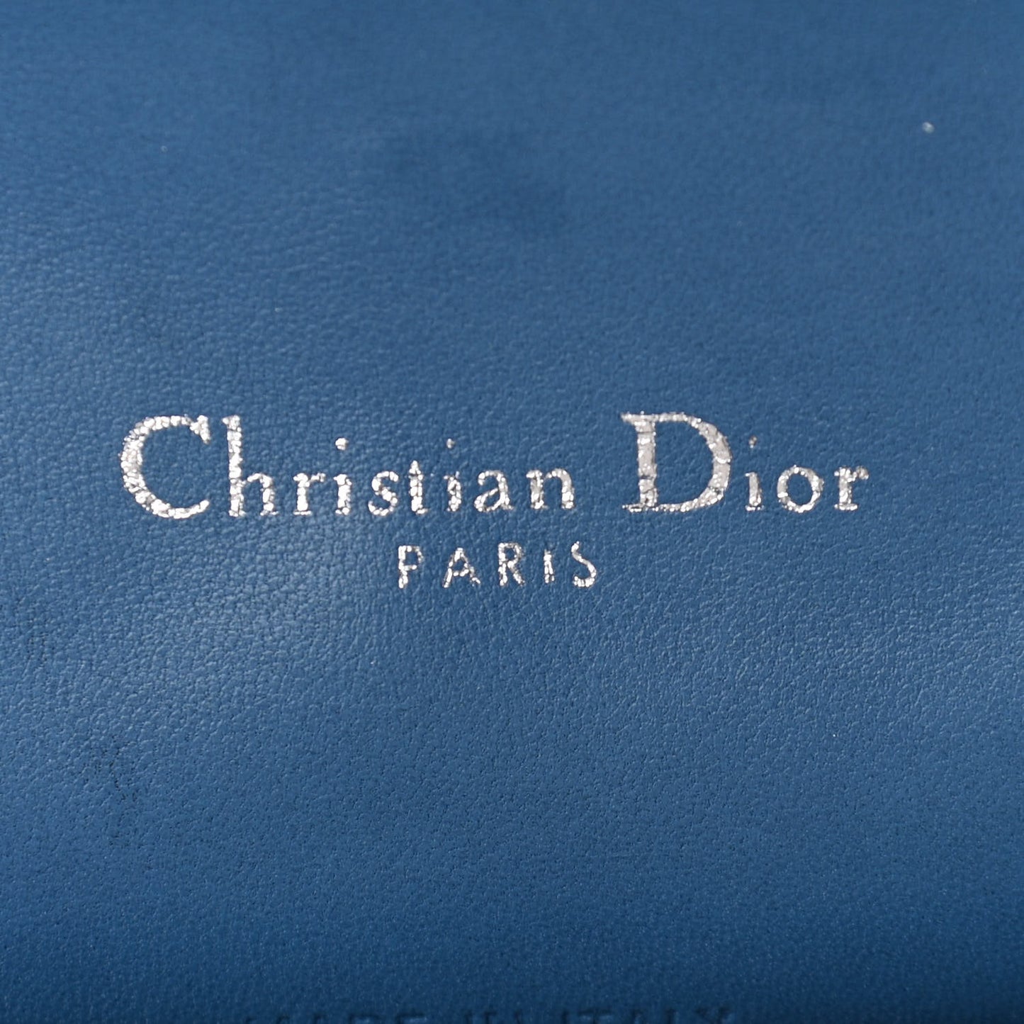 Lambskin Cannage Medium Miss Dior Flap Blue