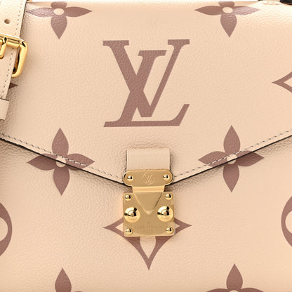 Louis Vuitton Empreinte Monogram Giant Pochette Metis Creme Bois De Rose 7 of 9