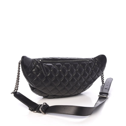 Chanel Calfskin Quilted Belt Me Up Waist Bag Black 3 of 10