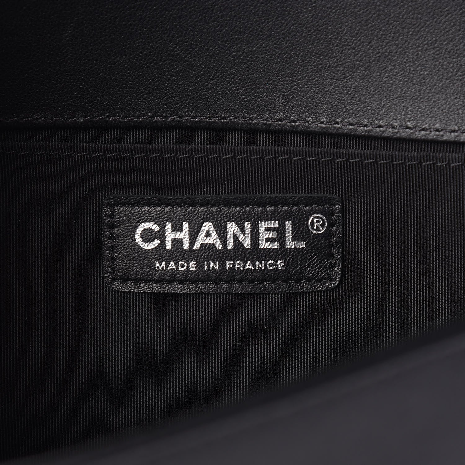 Chanel Lambskin Iridescent PVC Chevron Quilted Medium Boy Flap Black Silver 6 of 12