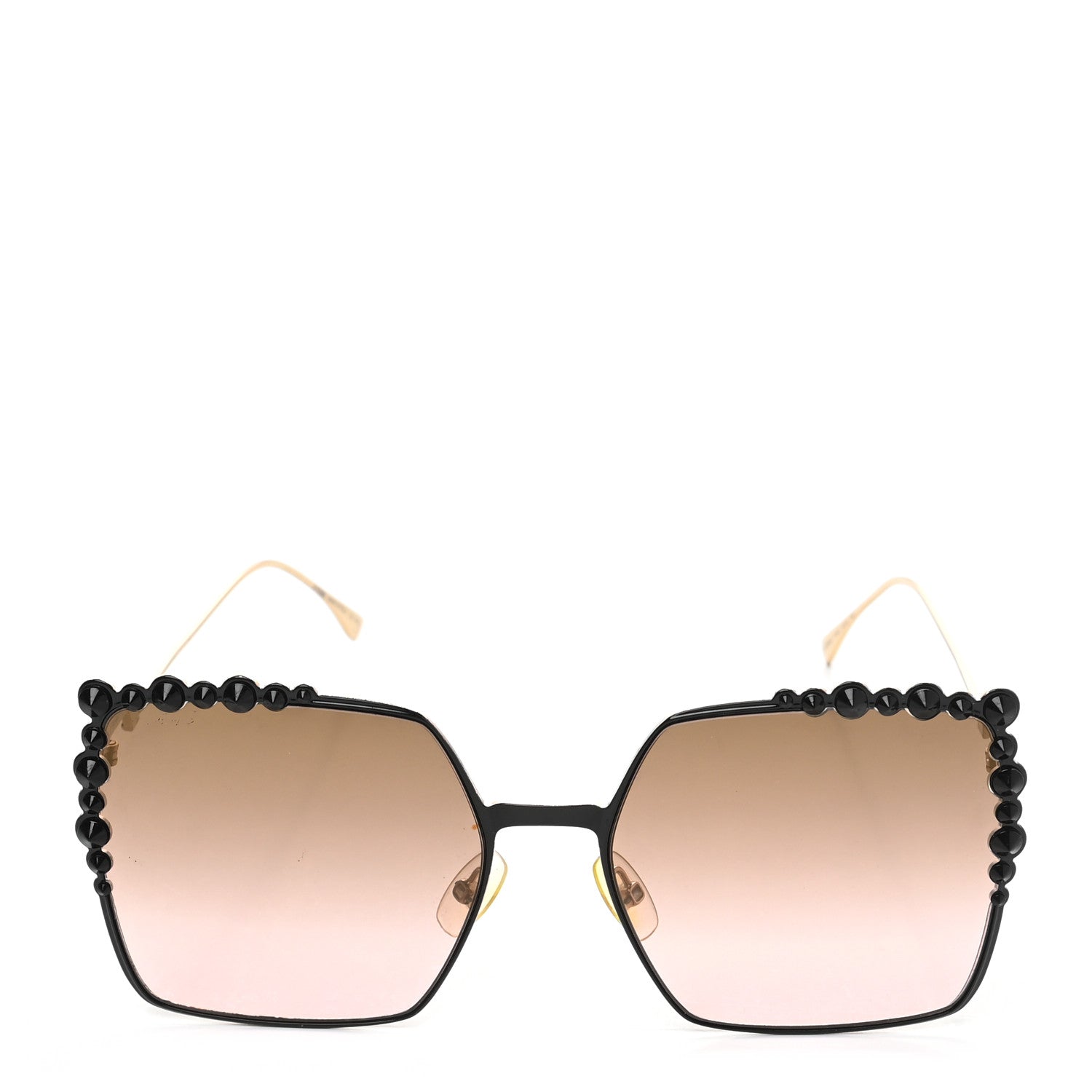 Fendi Square Dots Sunglasses FF 0259/S Black 2 of 8