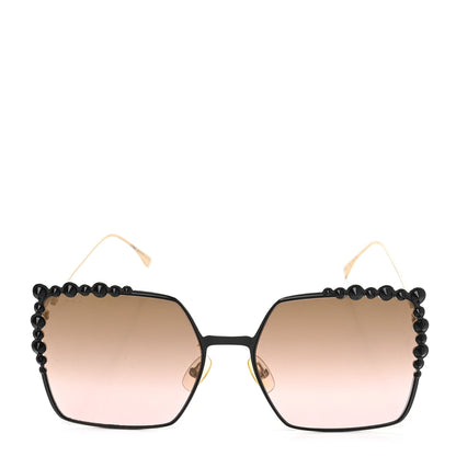 Fendi Square Dots Sunglasses FF 0259/S Black 2 of 8