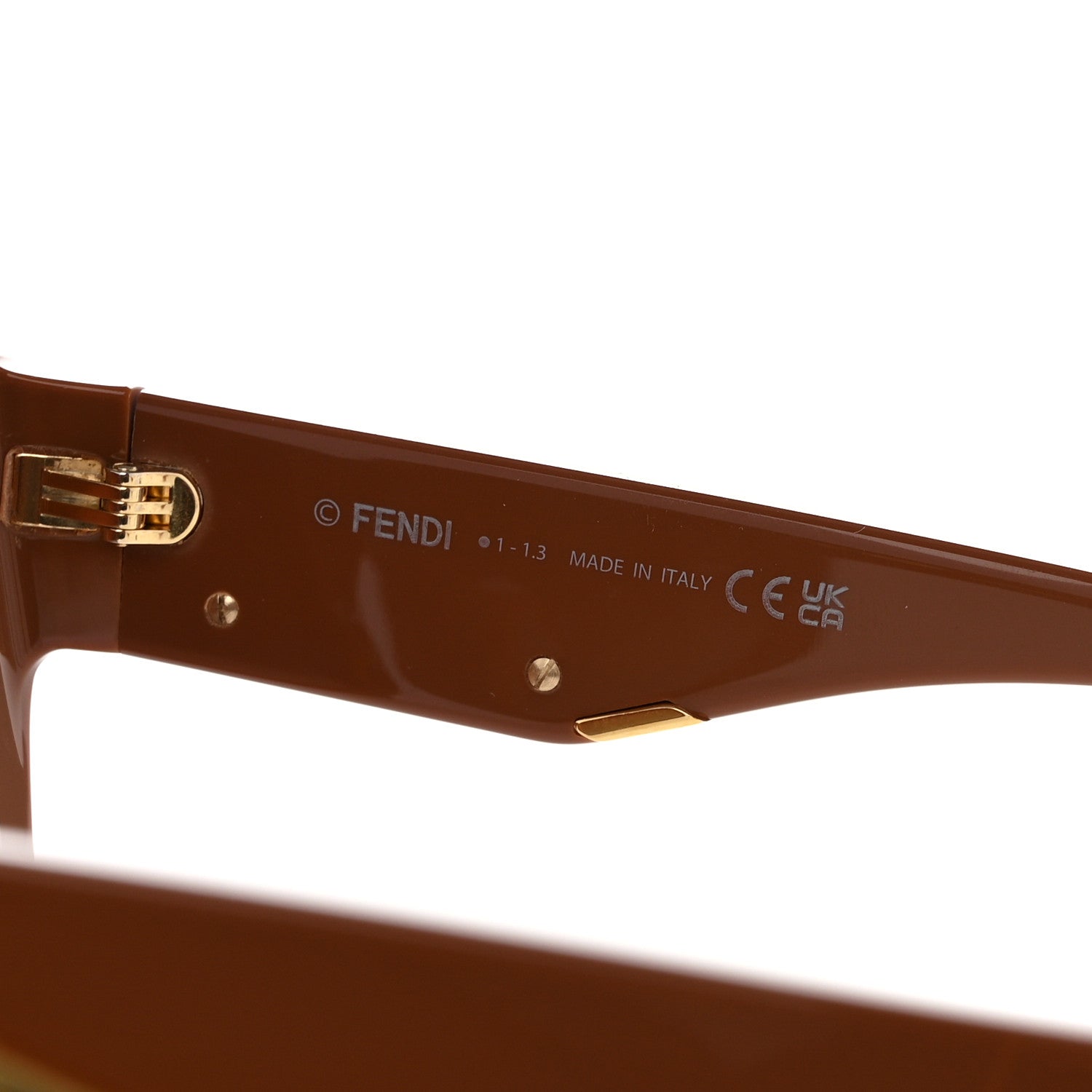 Fendi Acetate Sunglasses FE40098I Brown 5 of 6