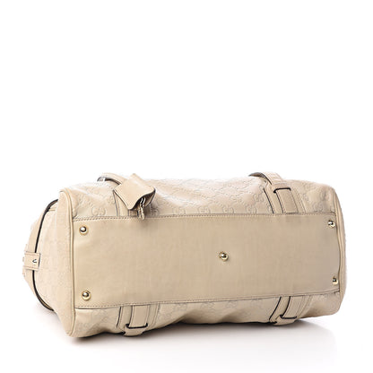 Gucci Guccissima 85th Anniversary Large Boston White 4 of 11