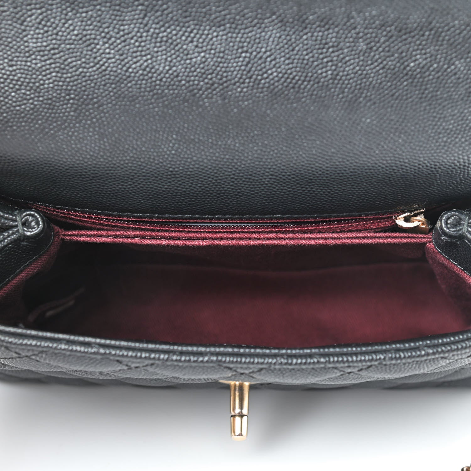 Chanel Caviar Quilted Mini Coco Handle Flap Black 5 of 9