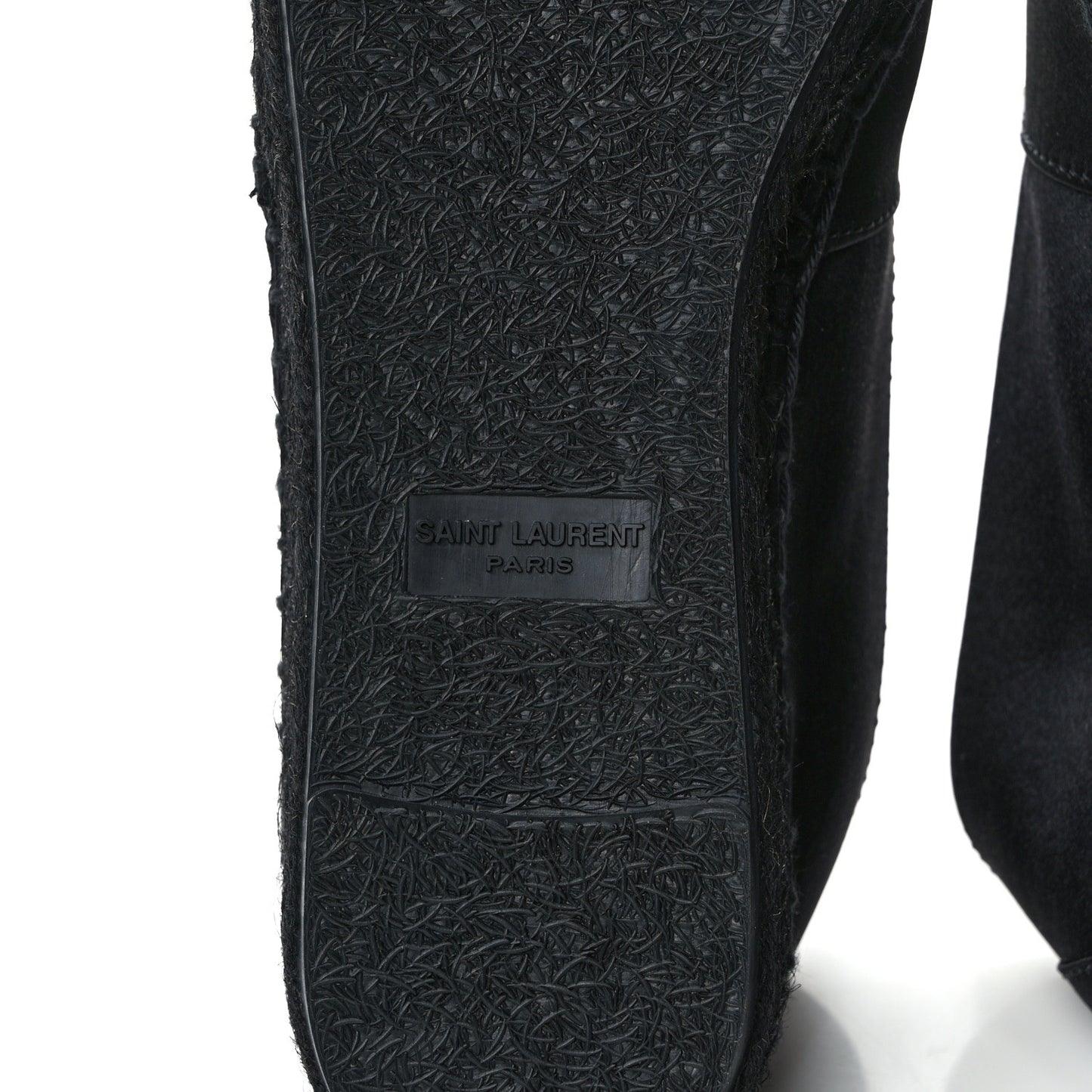Crepe Satin Elba Espadrilles 38.5 Black