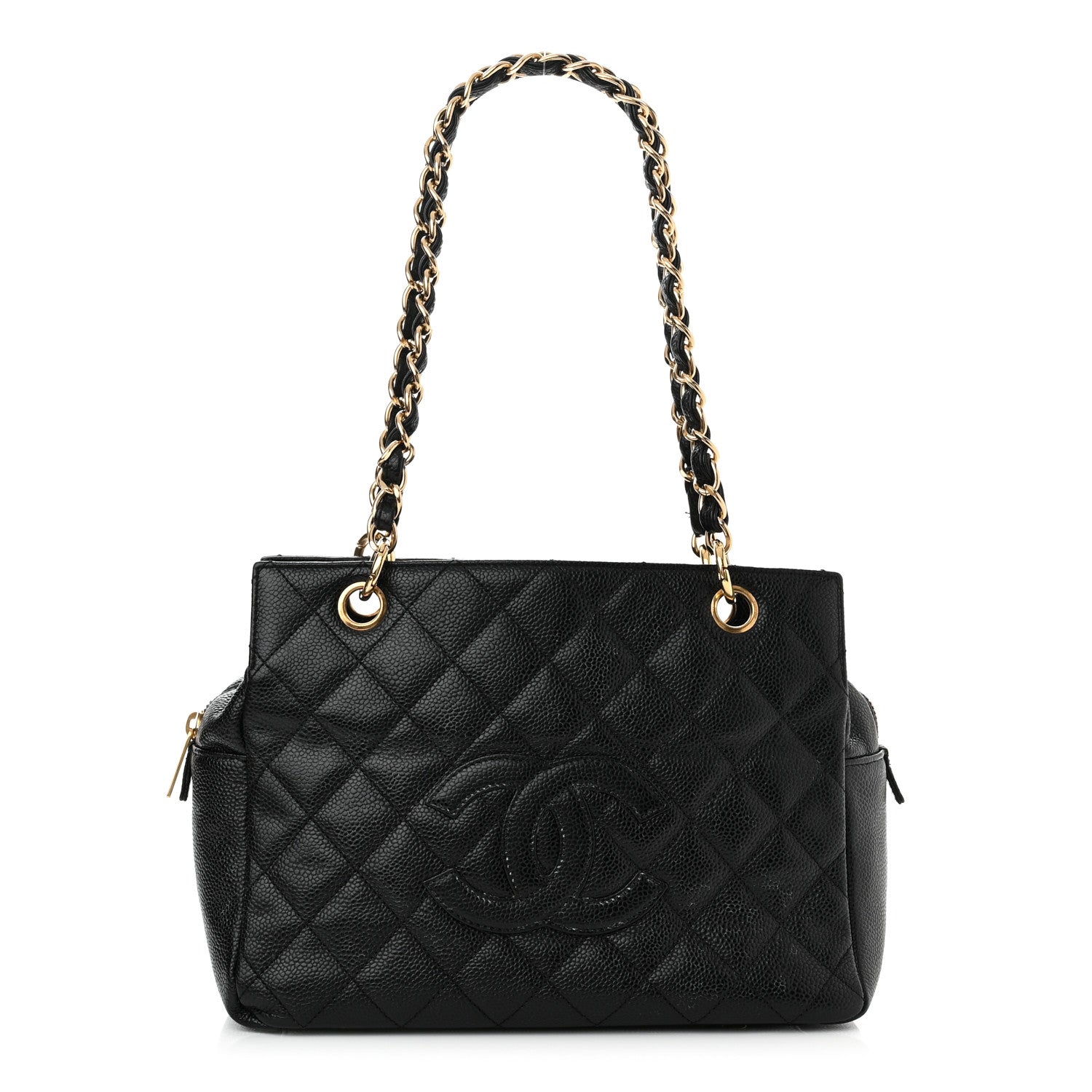 Chanel Caviar Quilted Petit Timeless Tote PTT Black 1 of 11