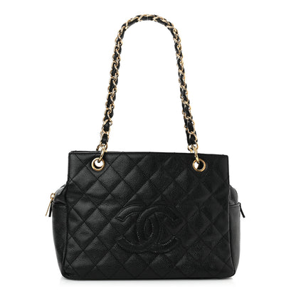 Chanel Caviar Quilted Petit Timeless Tote PTT Black 1 of 11